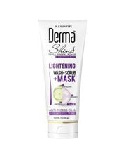 Derma Shine Facial Wash 200gm Scrub Mask 3 In 1