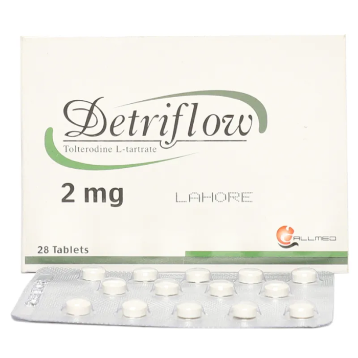 Detriflow 2mg Tablets