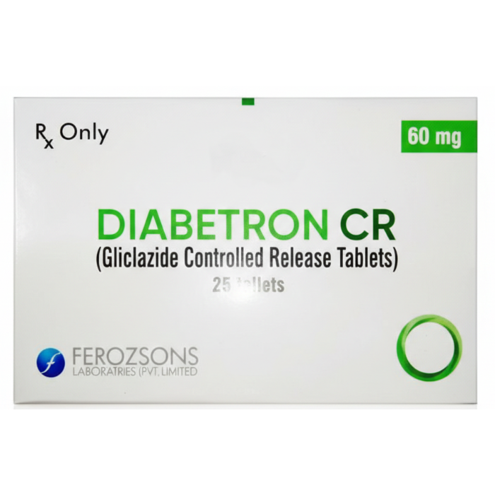 Diabetron CR 60mg Tablets
