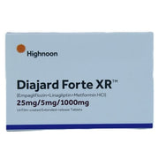 Diajard Forte Xr 25mg 5mg 1000mg Tablets 14s