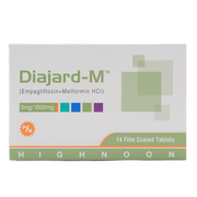 Diajard Mxr 25mg 1000mg Tablets
