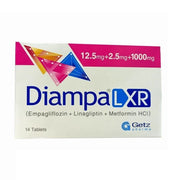 Diampa Lxr 12.5mg 2.5mg 1000mg Tablets 14s