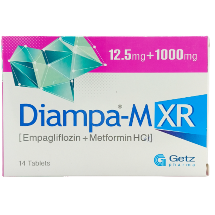 Diampa Mxr 12.5mg/1000mg Tablets (14s)