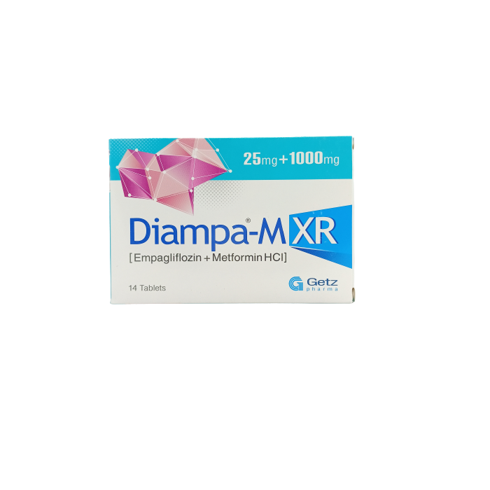 Diampa Mxr 25mg 1000mg Tablets
