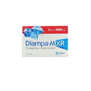 Diampa Mxr 5mg 1000mg Tablets