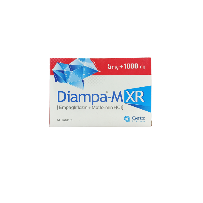 Diampa Mxr 5mg 1000mg Tablets