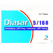 Diasar 5mg/160mg Tablets (14s)
