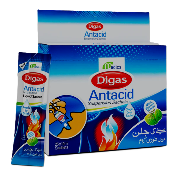Digas Antacid Sachets (25s)