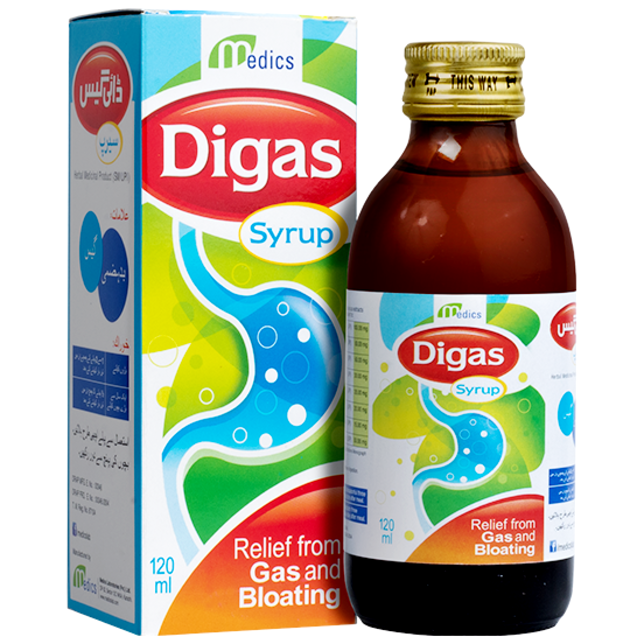 Digas Antacid 120ml Syrup