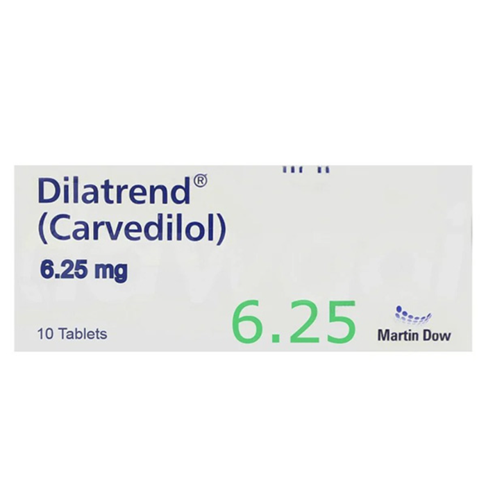 Dilatrend 6.25mg Tablets (10s)