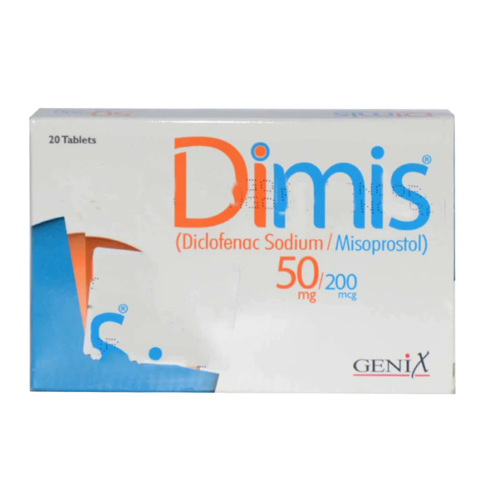 Dimis 50 200mg Tablets