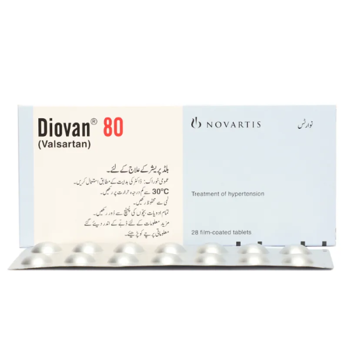 Diovan 80mg Tablets