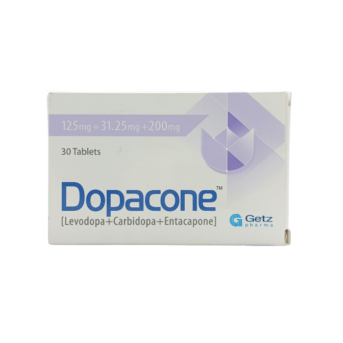 Dopacone 125mg 31.25mg 200mg Tablets