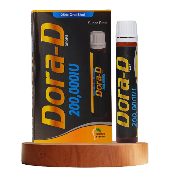 Dora D Oral Drop 200000iu 25ml Mango Flavour Sugar Free