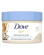 Dove Usa Body Polish 298gm Crushed Macadamia & Rice Milk