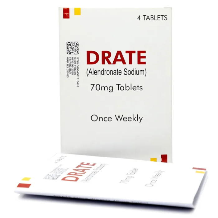 Drate 70mg Tablets