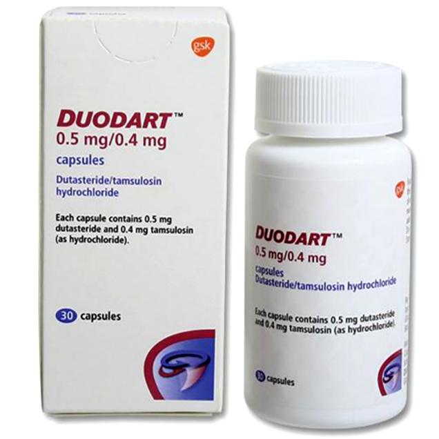 Duodart 0.5mg/0.4mg Capsules (30s)