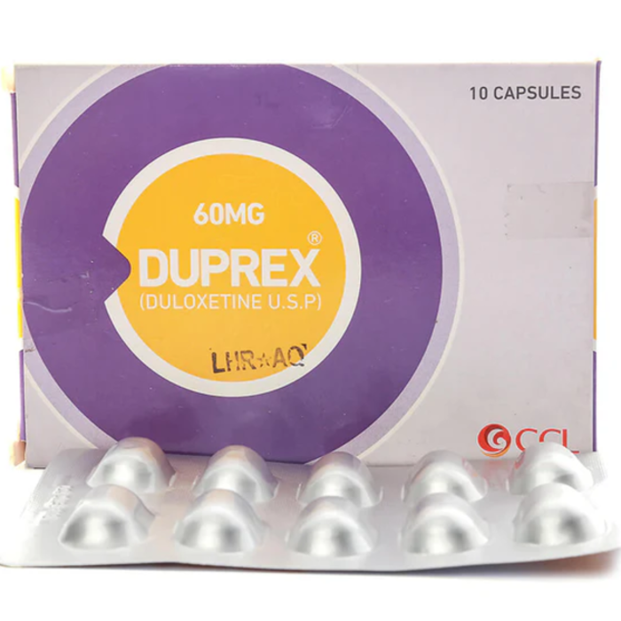 Duprex 60mg Capsules (10s)