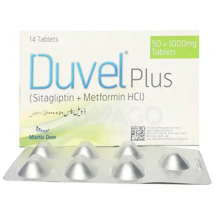 Duvel Plus XR 100mg/1000mg Tablets (14s)