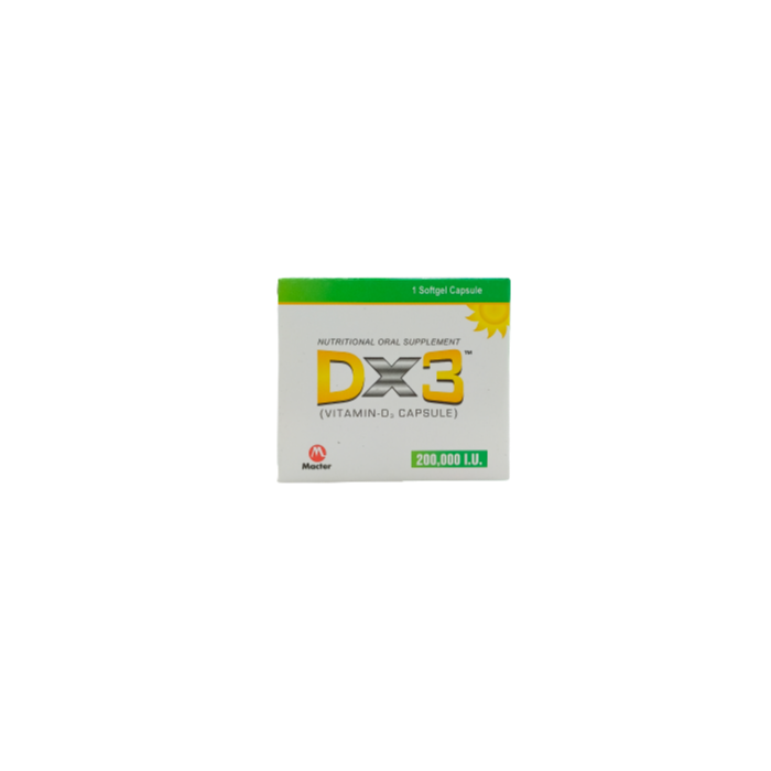 Dx3 200000iu Softgel Capsules 1s