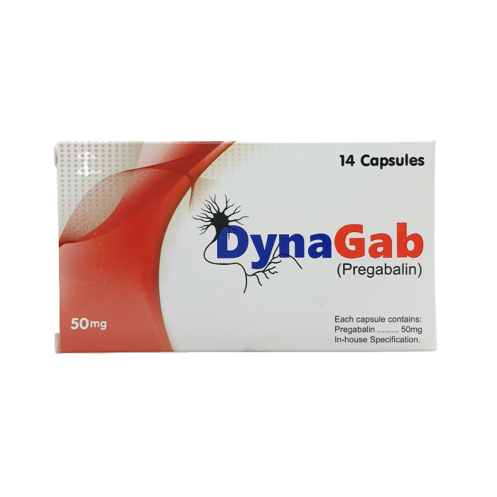 Dynagab 50mg Capsules