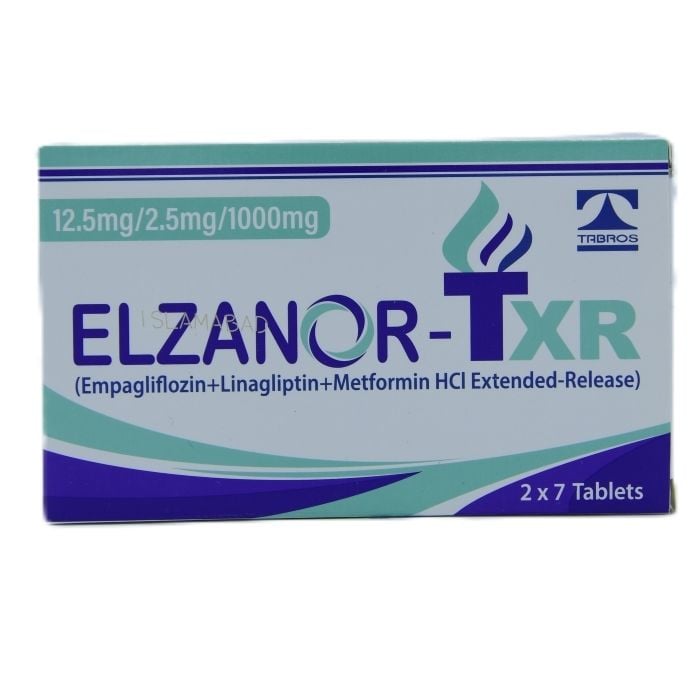 Elzanor Txr 12.5mg 2.5mg 1000mg Tabs 14s