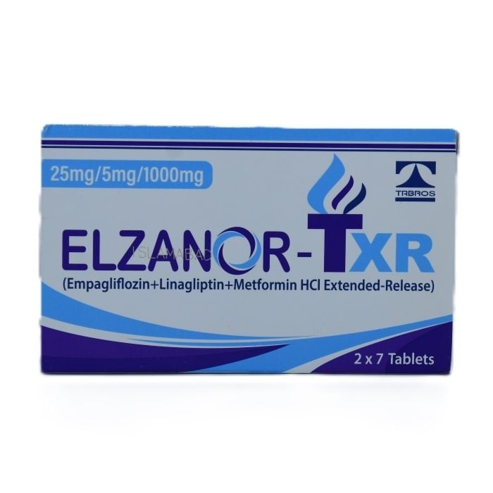Elzanor Txr 25mg 5mg 1000mg Tabs 14s