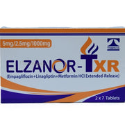 Elzanor Txr 5mg 2.5mg 1000mg Tabs 14s