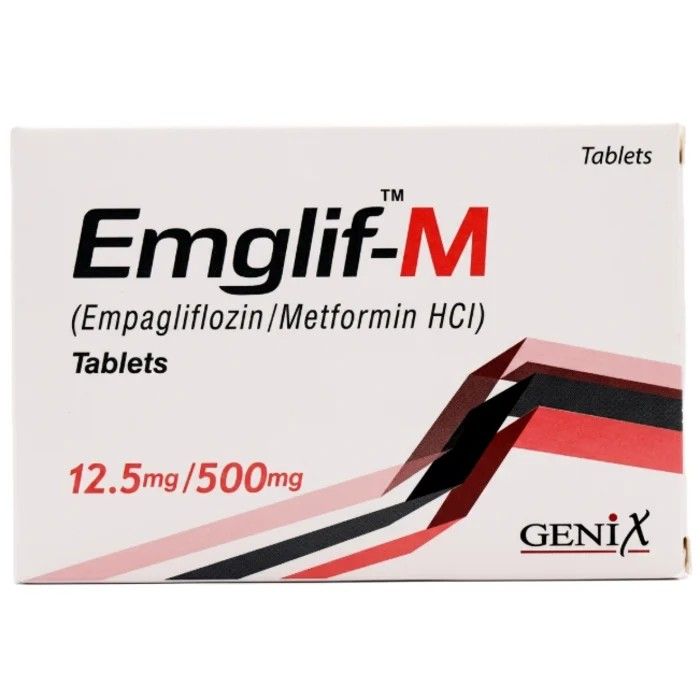 Emglif M 12.5mg/500mg Tablets (14s)