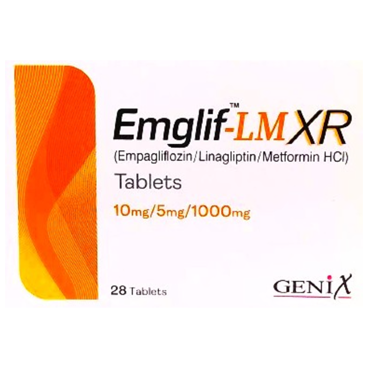 Emglif-Lm XR 10mg/5mg/1000mg Tablets (28s)