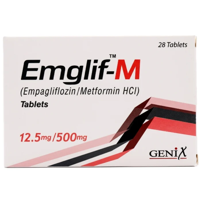 Emglif M 12.5mg/500mg Tablets (28s)