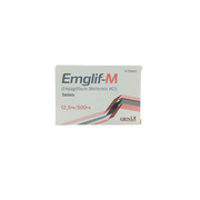 Emglif M 12.5mg 500mg Tablets