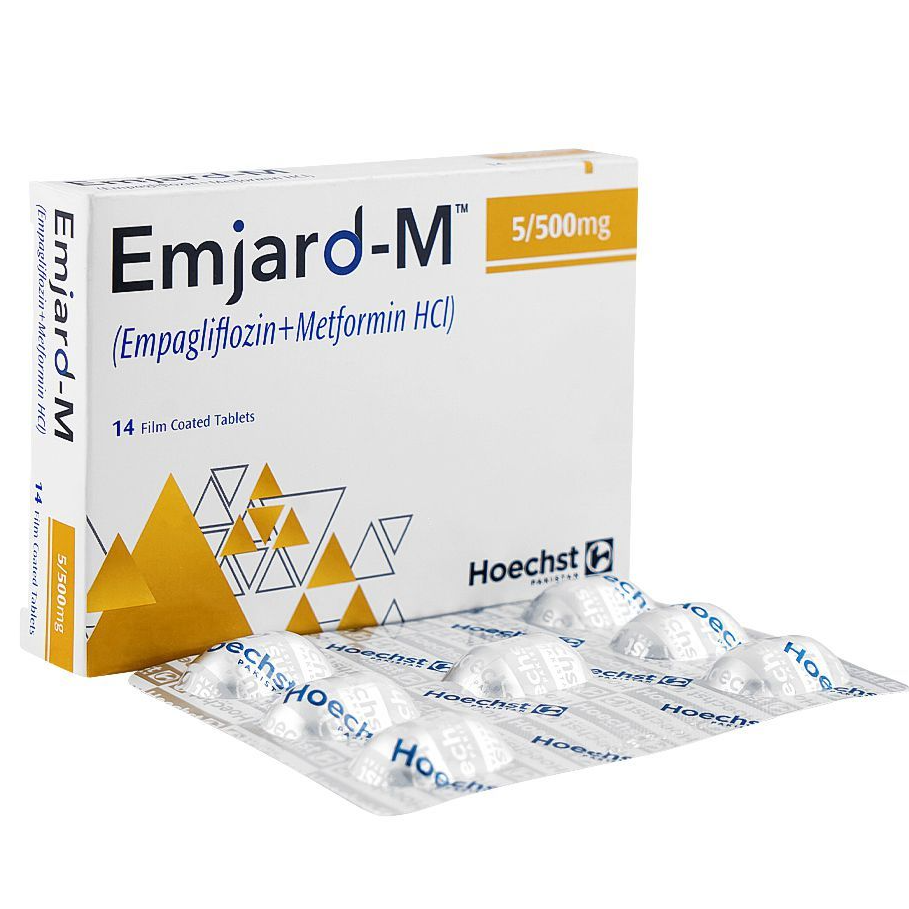Emjard-M 5mg/500mg Tablets (14s)