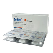 Emjard m tab 12.5/500mg 14s