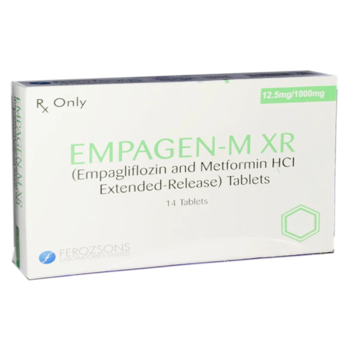 Empagen-M XR 12.5mg/1000mg Tablets (14s)