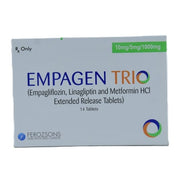Empagen Trio 10mg 5mg 1000mg Tablets 14s