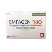 Empagen Trio 25mg 5mg 1000mg Tablets 14s