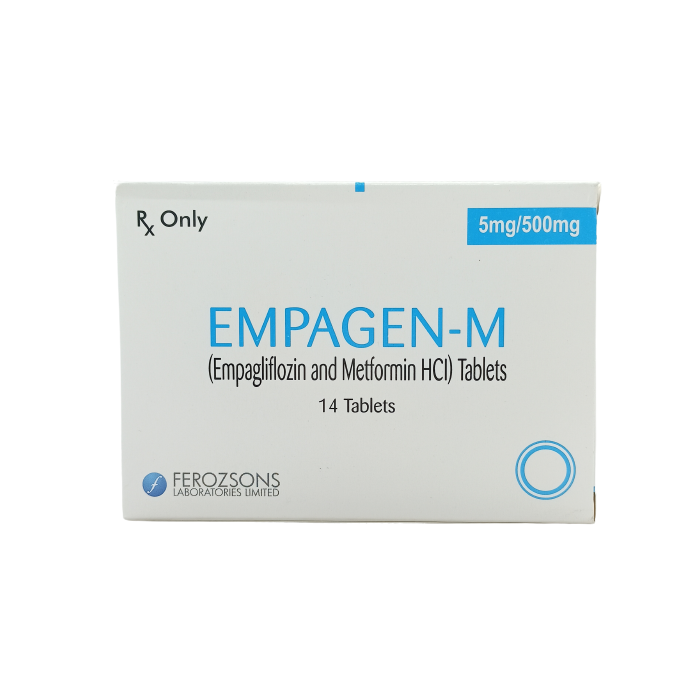 Empagen M 5mg 500mg Tablets
