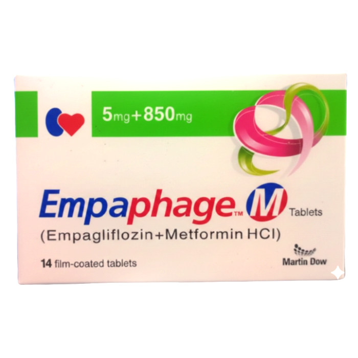 Empaphage M 5mg/850mg Tablets (14s)