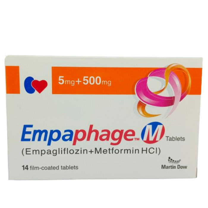 Empaphage M 5mg/500mg Tablets (14s)