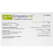 Empator M 12.5mg 500mg Tablets