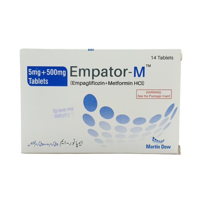Empator M 5mg 500mg Tablets