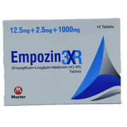 Empozin 3Xr 12.5mg/2.5mg/1000mg Tablets (14s)