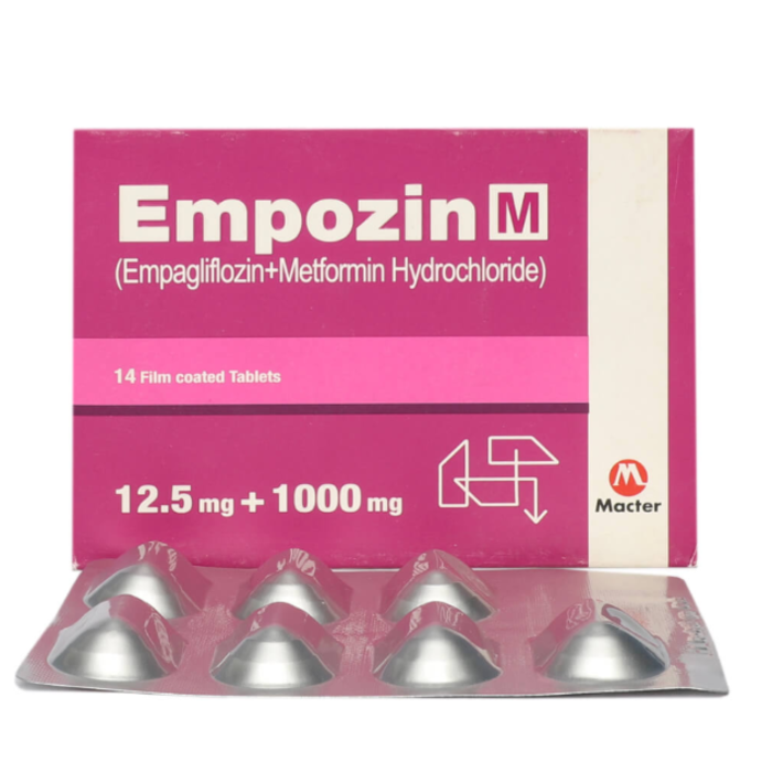 Empozin M 12.5mg/1000mg Tablets (14s)