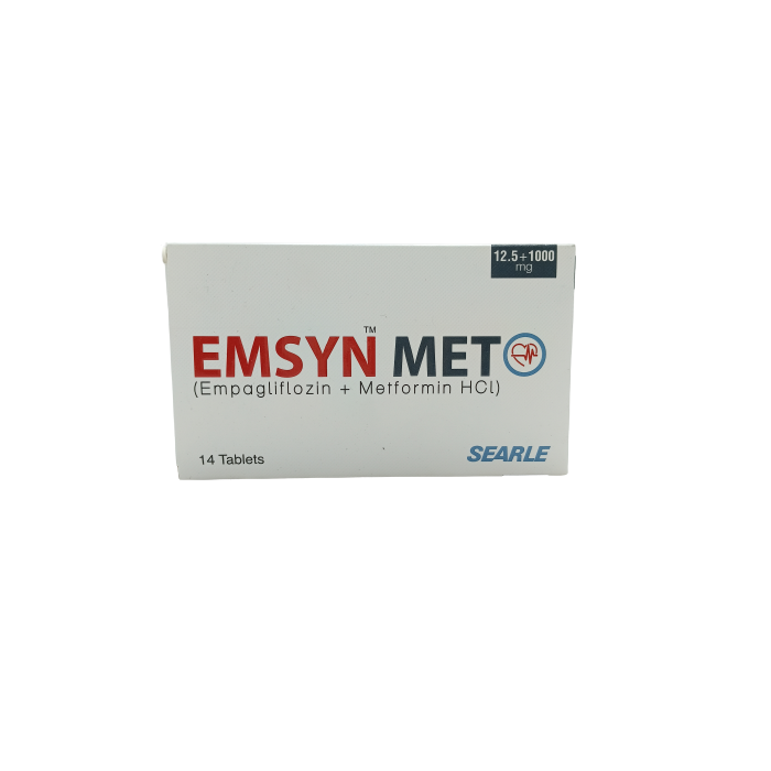 Emsyn Met 12.5mg 1000mg Tablets