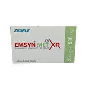 Emsyn Met Xr 25mg 1000mg Tablets