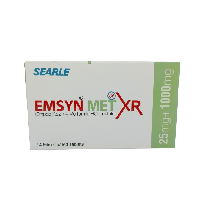 Emsyn Met Xr 25mg 1000mg Tablets
