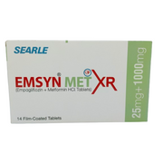 Emsyn Met XR 25mg/1000mg Tablets (14s)