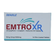 Emtro Xr 10mg 5mg 1000mg Tab 14s