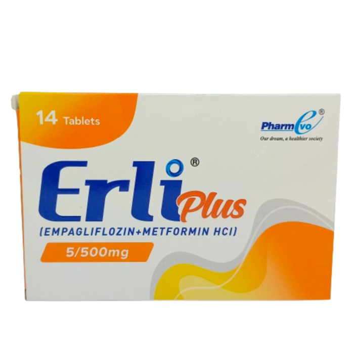 Erli Plus 5mg/500mg Tablets (14s)